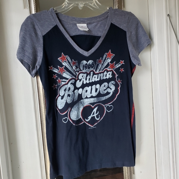 Atlanta Braves MLB 5th & Ocean women's top Med - Picture 3 of 4